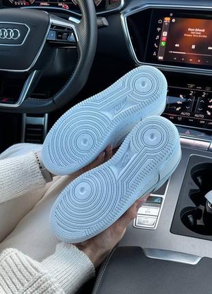 Жіночі кросівки nike air force 1 gray blue3 фото