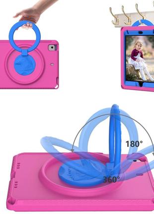 Чехол str eva с ремнём для ношения и круглой подставкой для apple ipad 9, (10.2" экран) pink4 фото