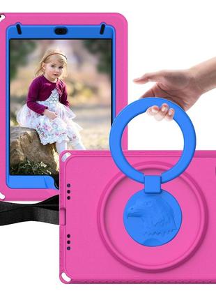 Чехол str eva с ремнём для ношения и круглой подставкой для apple ipad 9, (10.2" экран) pink3 фото