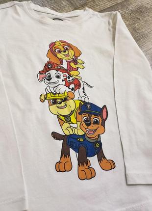 Реглан, кофта хлопковая, paw patrol, sinsay, р. 104, 4 года2 фото