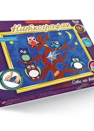 Набор для творчества dankotoys dt ng-01-04 ниткография1 фото