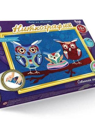 Набор для творчества dankotoys dt ng-01-07 ниткография1 фото