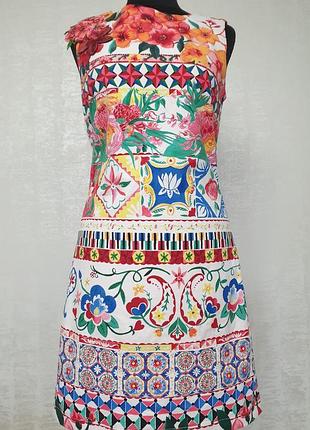 Desigual яркое хлопковое платье