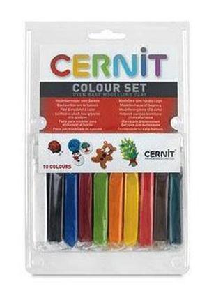 Моделин-набор cernit multicolour set 10цв.*30гр cr-ce0900010k011 фото