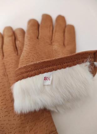 Новые кожаные перчатки на меху2 фото