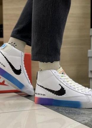 Кроссовки nike blazer mid 773 фото