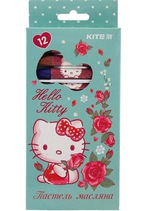 Пастель масляная kite 12цв. hello kitty hk19-0711 фото