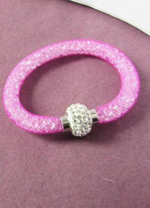 🏵браслет в кристаллах звёздная пыль, новый! арт. 9808