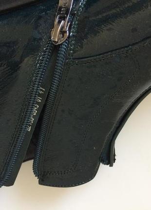 Женские демисезонные кожаные ботинки на полную ножку brocoli10 фото