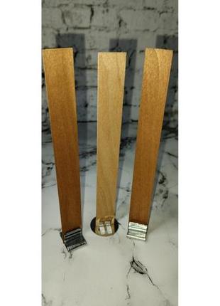 Дерев'яний фітіль з тримачем для свічок, потріскуючий 13см х 1.3см