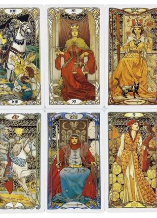 Карты таро арт нуво (art nouveau tarot)3 фото