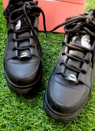 Buffalo london 🖤 sneakers ботинки зимние на меху сникекси высокие на толстой подошве буфало кроссовки вездеходы городской стиль9 фото