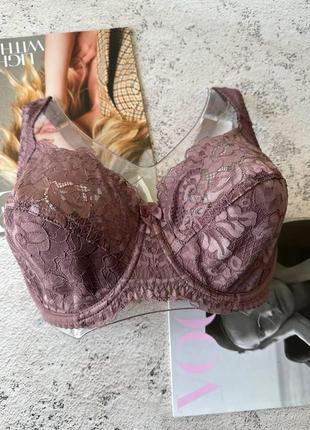 Коричневый лифчик для груди 6 размера на чашку f