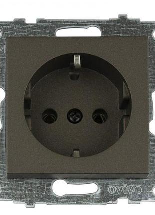 Механізм розетки з заземленням grano мока