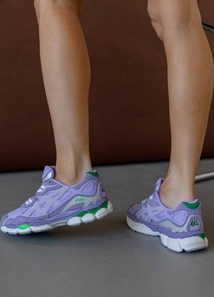 Жіночі кросівки asics gel - nyc purple7 фото