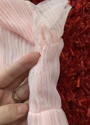 Нежно-розовое платье4 фото