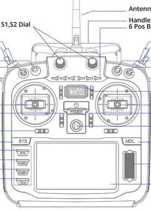 Пульт управления для дрона radiomaster tx16s mkii hall v4.0 elrs, пульт для fpv (hp0157.0020)10 фото