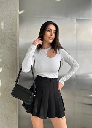 Спідниця міні тенісна, фото реал6 фото