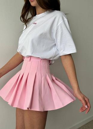 Спідниця міні тенісна, фото реал7 фото
