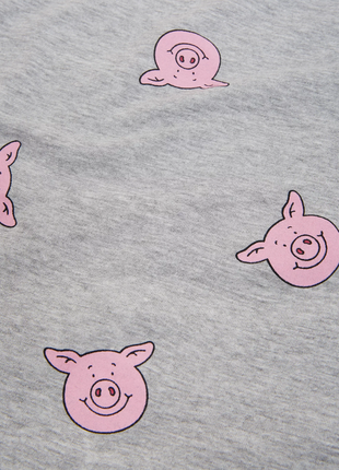 Пижамный комплект cotton штаб’s percy pig marks &amp; spencer7 фото