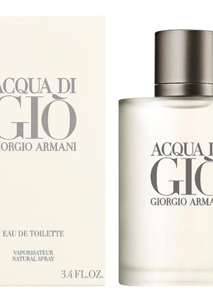 Чоловіча туалетна вода giorgio armani acqua di gio 100 ml