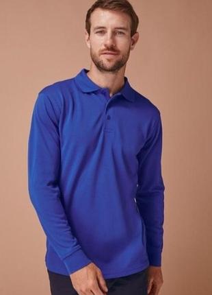 Поло лонгслив, из пряжи cool plus henburry fiber