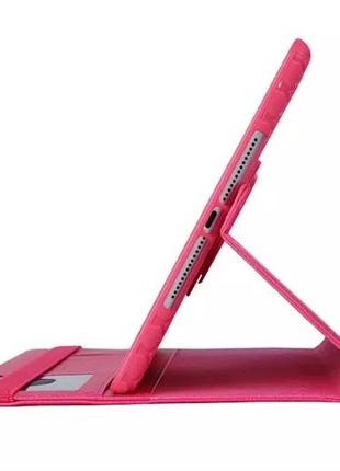 Чехол книжка для apple ipad 7 (10.2 дюймов), поворотный на 360 градусов, pink5 фото