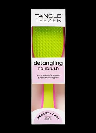 Щітка для волосся tangle teezer the ultimate detangler pink&cyber lime4 фото