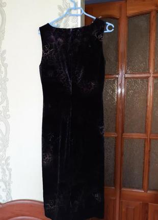Бархатное платье m& co boutique 2