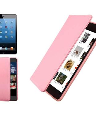 Чехол книжка для apple ipad 9 (10.2 дюймов), поворотный на 360 градусов, pink3 фото