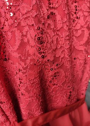 Сукня плаття червоне коралове жіноча9 фото