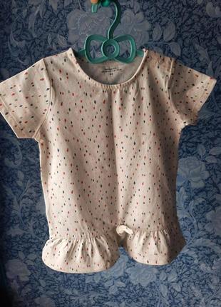 Блуза для девочки натуральная
