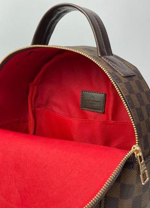 Рюкзак жіночий в стилі  louis vuitton palm springs backpack brown6 фото