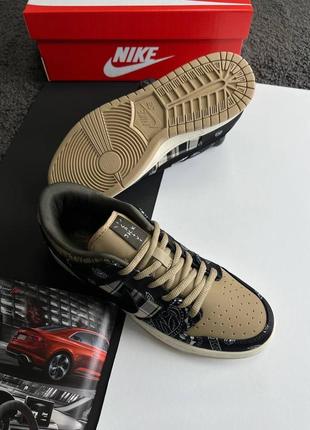 Мужские кроссовки в стиле nike sb dunk low найк дак / демисезонные / весенние, летние, осенние / обувь / кожа, текстиль / черные, синие
