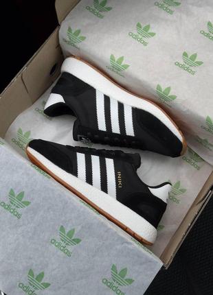 Женские кроссовки adidas iniki black white 36-37-38-40-412 фото