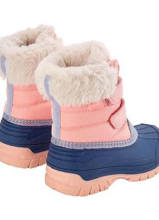 Брендовые теплые сапоги ботинки для девочки oshkosh (ошкош)3 фото