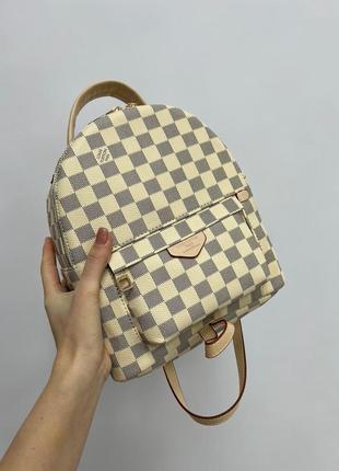 Рюкзак женский в стиле louis vuitton palm springs backpack ivory9 фото