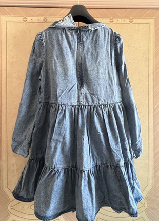 ✅💕розпродаж!!💕✅красивое свободное платье колокольчик stradivarius vestido джинсовое denim4 фото