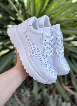 Жіночі кросівки натуральна шкіра