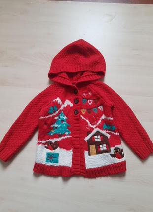 Шикарный кардиган 12-18 мес