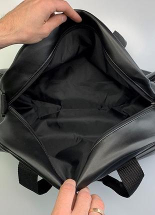 Спортивна сумка nike для тренувань і фітнесу, дорожня чорна сумка з плечовим ременем7 фото