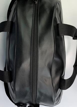 Спортивна сумка nike для тренувань і фітнесу, дорожня чорна сумка з плечовим ременем5 фото