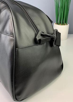 Спортивна сумка nike для тренувань і фітнесу, дорожня чорна сумка з плечовим ременем8 фото