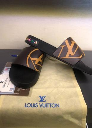 Шльопанці в стилі louis vuitton1 фото