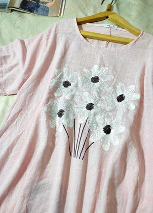Блузка с цветами5 фото