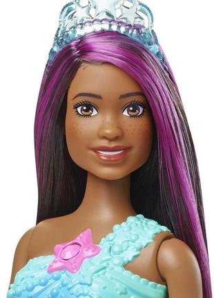 Кукла барби русалка из дримтопии сияющий хвост barbie dreamtopia mermaid hdj375 фото