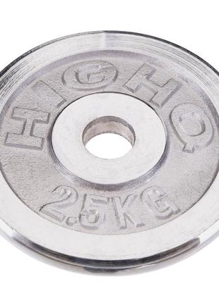 Диски (диски) хромовані highq sport ta-1451-2_5s 30 мм 2,5 кг хром