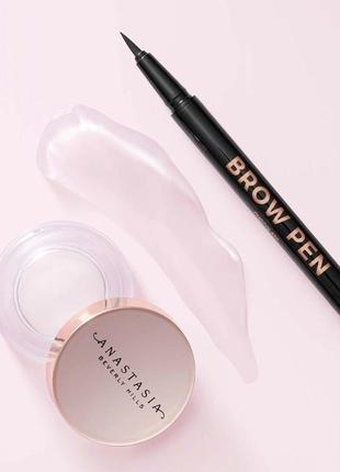 Набор для бровей с эффектом ламинирования anastasia beverly hills laminated brow kit taupe 2.5 г + 0.5 мл2 фото