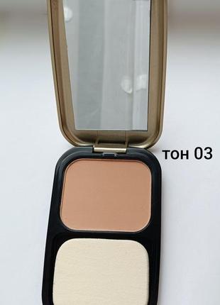 Пудра для обличчя max factor тон 03 компактна facefinity compact foundation3 фото