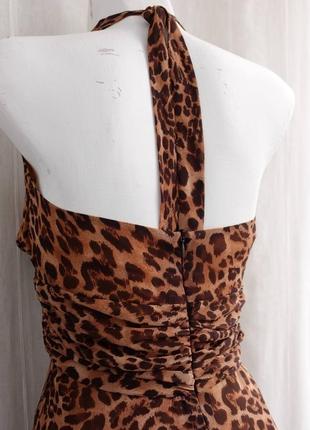 Леопардовое платье размер s-м5 фото